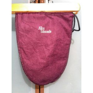 Allen Edmonds Mens Shoes Dust Bag Cover Shoe Bag Dark Red 8.5” X  14.25”